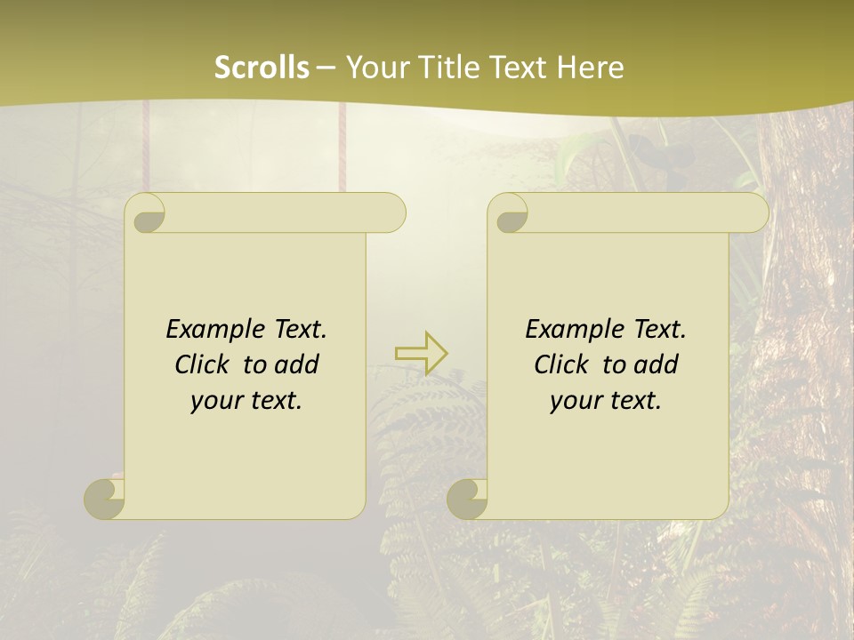 Ilustracja Noc Drewniany PowerPoint Template