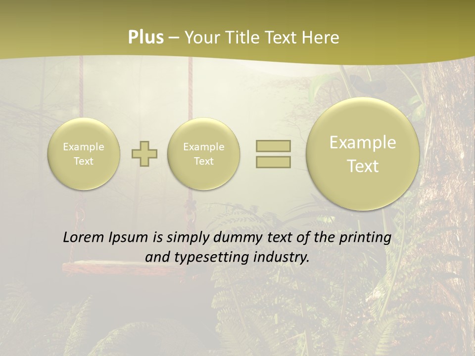 Ilustracja Noc Drewniany PowerPoint Template