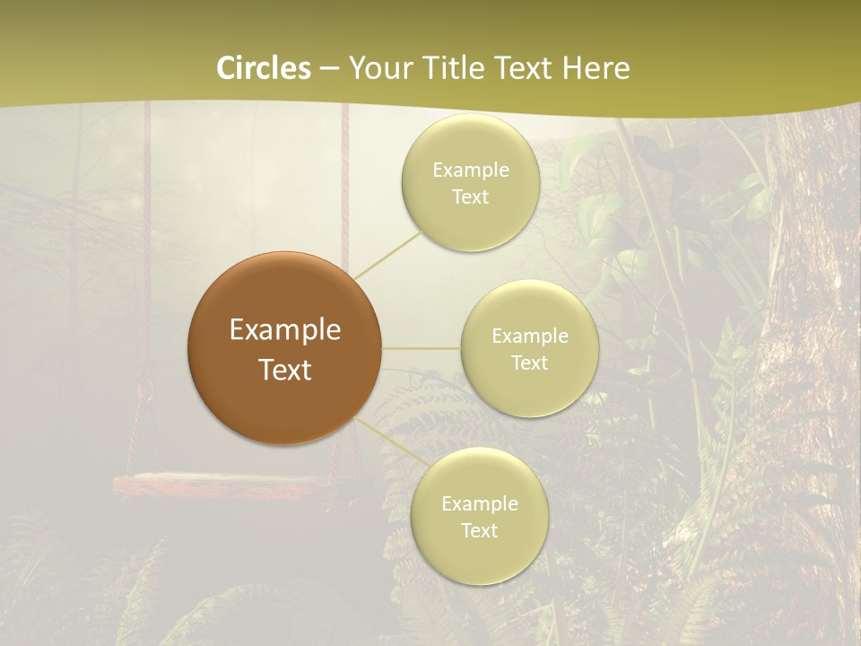 Ilustracja Noc Drewniany PowerPoint Template