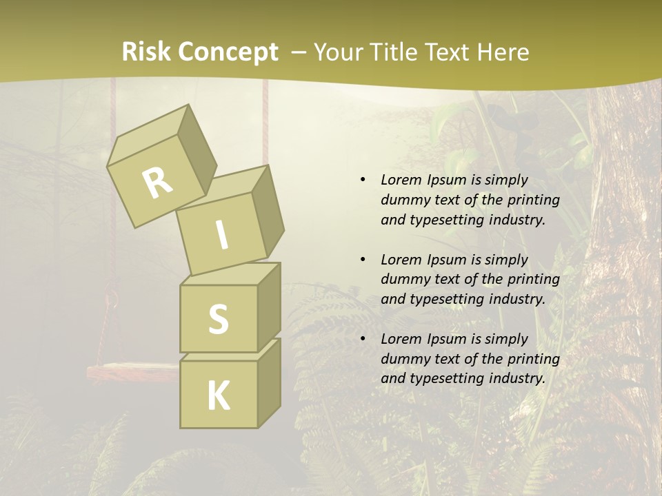 Ilustracja Noc Drewniany PowerPoint Template