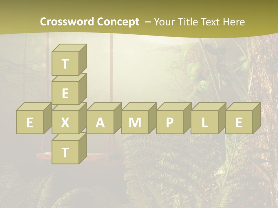 Ilustracja Noc Drewniany PowerPoint Template