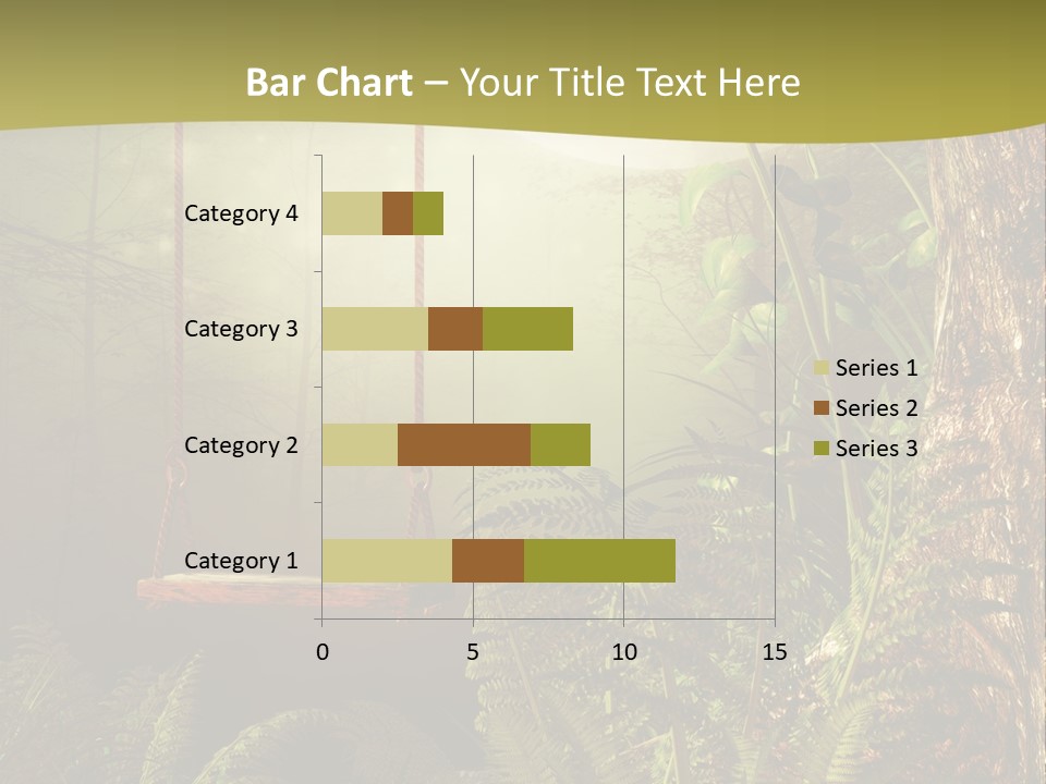 Ilustracja Noc Drewniany PowerPoint Template