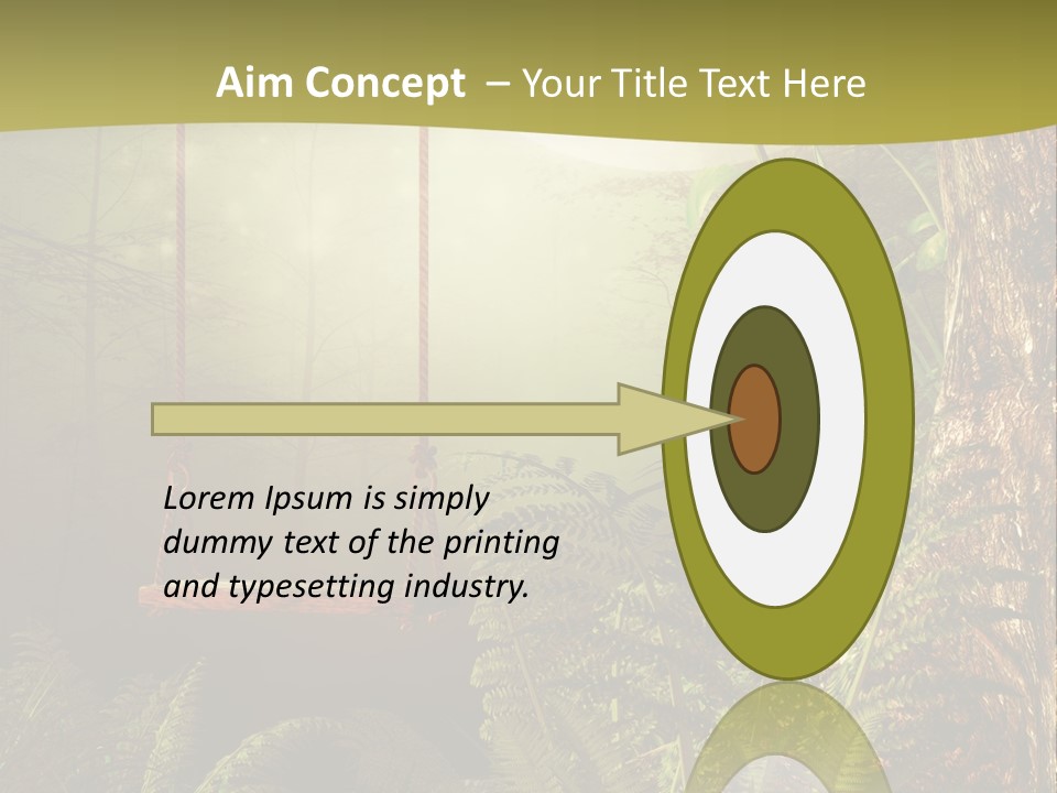 Ilustracja Noc Drewniany PowerPoint Template