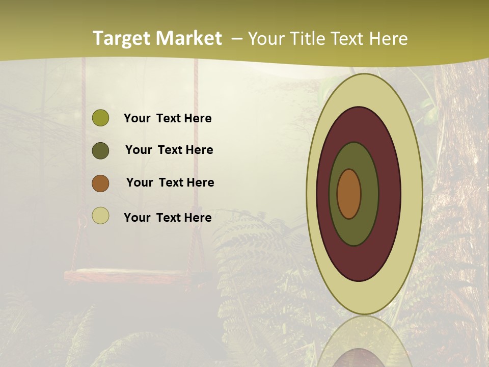 Ilustracja Noc Drewniany PowerPoint Template