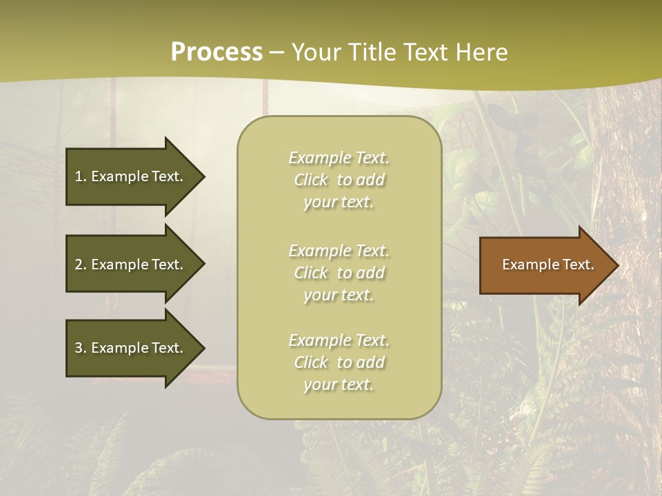 Ilustracja Noc Drewniany PowerPoint Template