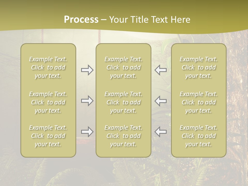 Ilustracja Noc Drewniany PowerPoint Template