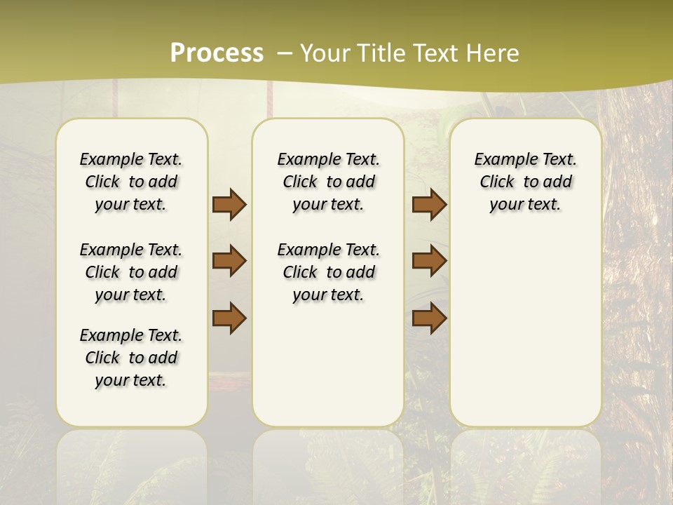 Ilustracja Noc Drewniany PowerPoint Template