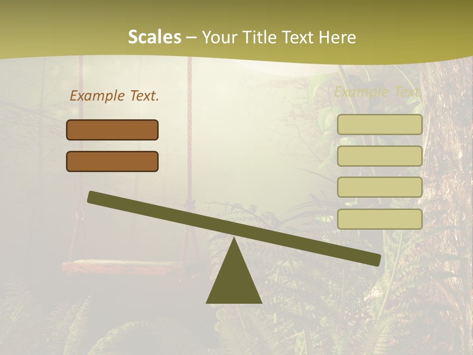 Ilustracja Noc Drewniany PowerPoint Template