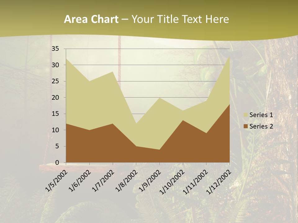 Ilustracja Noc Drewniany PowerPoint Template