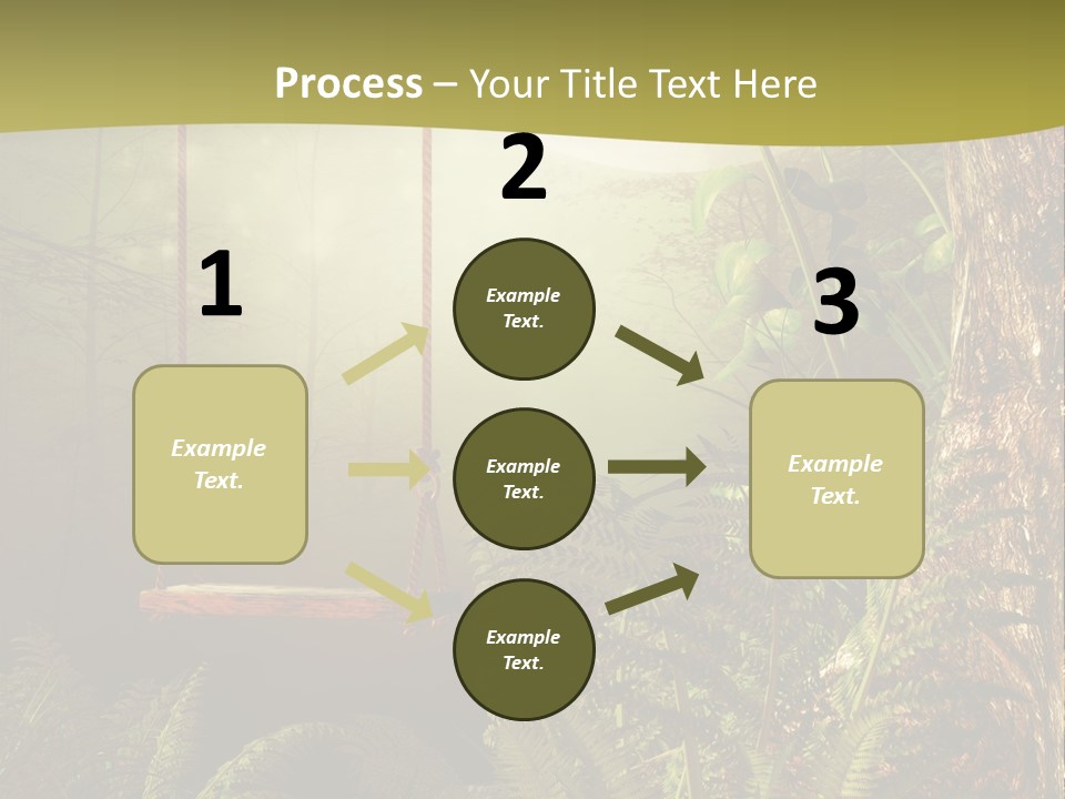 Ilustracja Noc Drewniany PowerPoint Template