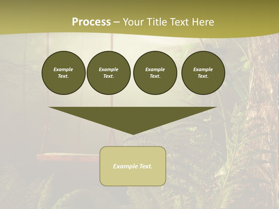 Ilustracja Noc Drewniany PowerPoint Template