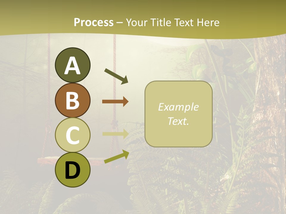 Ilustracja Noc Drewniany PowerPoint Template