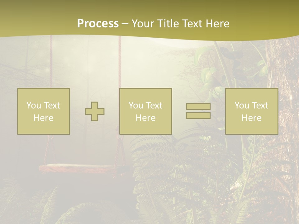 Ilustracja Noc Drewniany PowerPoint Template
