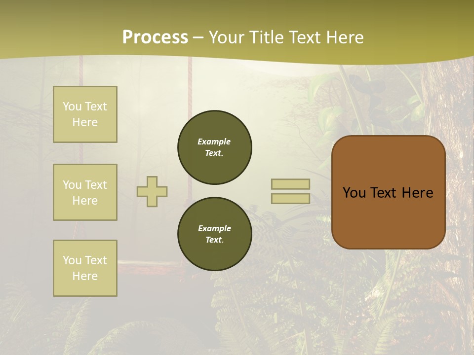 Ilustracja Noc Drewniany PowerPoint Template