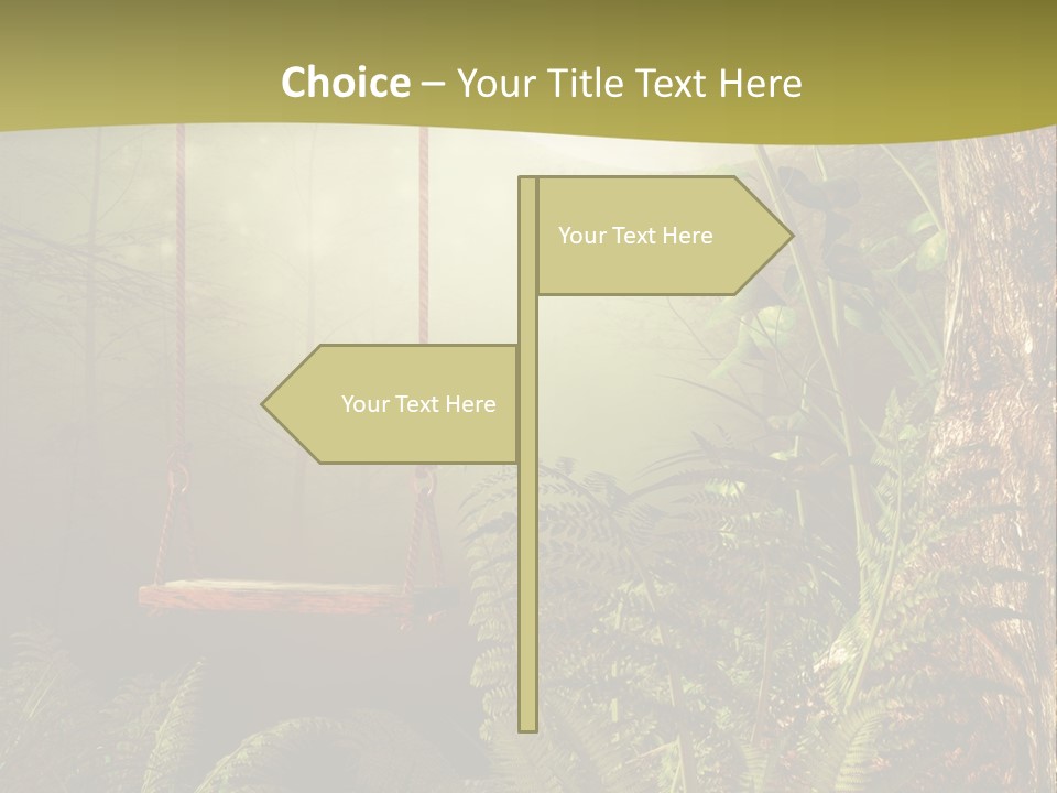 Ilustracja Noc Drewniany PowerPoint Template