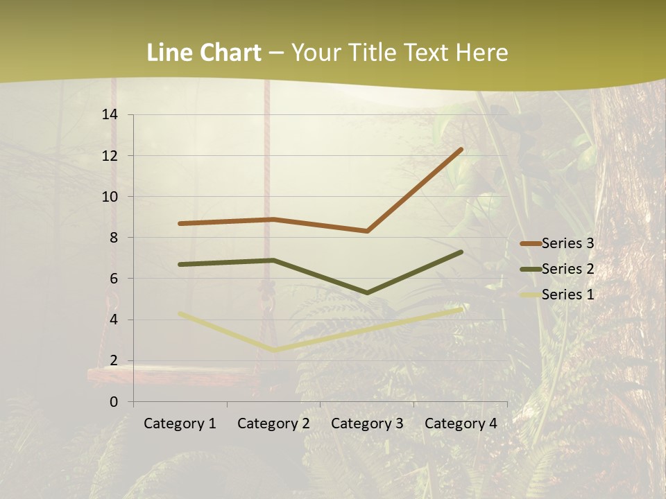 Ilustracja Noc Drewniany PowerPoint Template