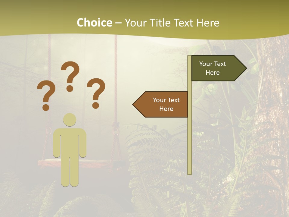 Ilustracja Noc Drewniany PowerPoint Template