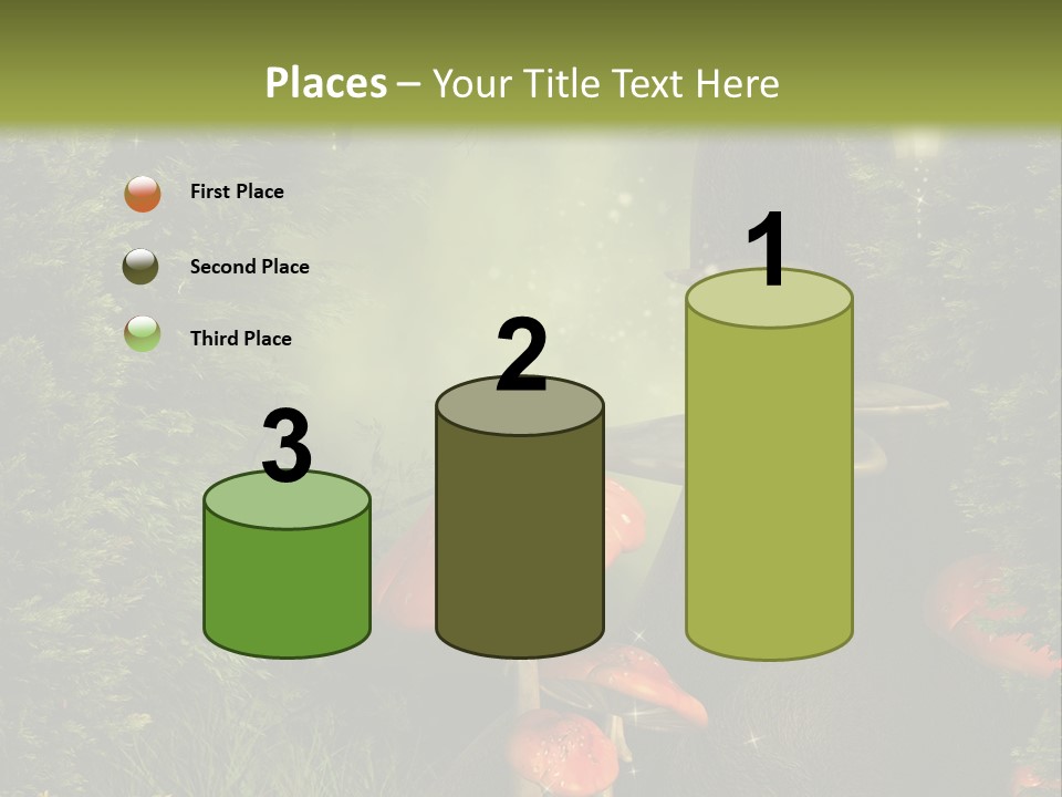 Ciemny Ilustracja Lato PowerPoint Template