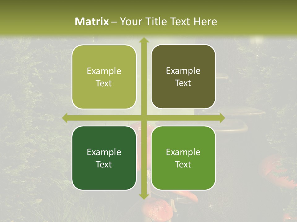 Ciemny Ilustracja Lato PowerPoint Template