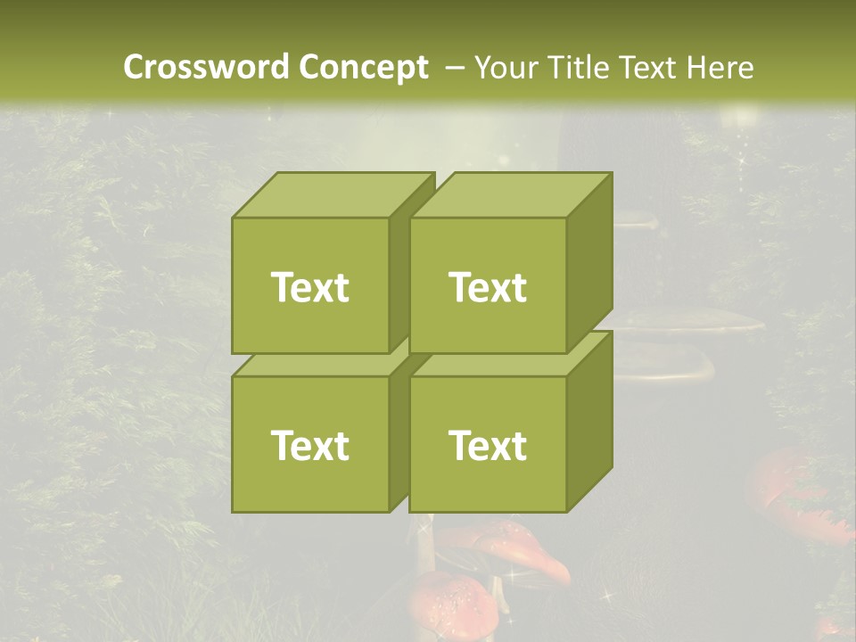 Ciemny Ilustracja Lato PowerPoint Template
