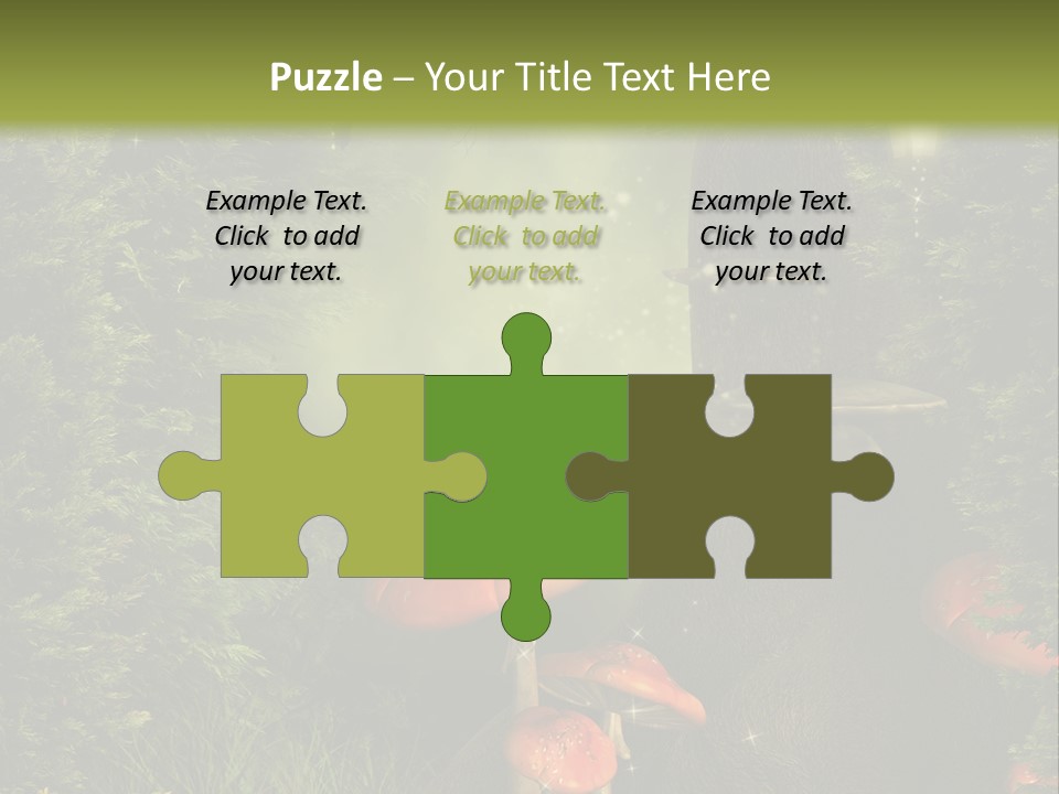 Ciemny Ilustracja Lato PowerPoint Template