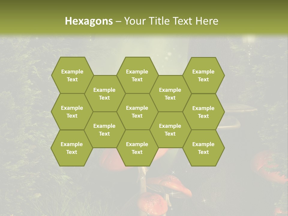 Ciemny Ilustracja Lato PowerPoint Template