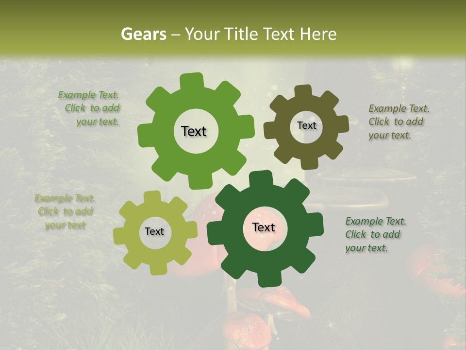 Ciemny Ilustracja Lato PowerPoint Template