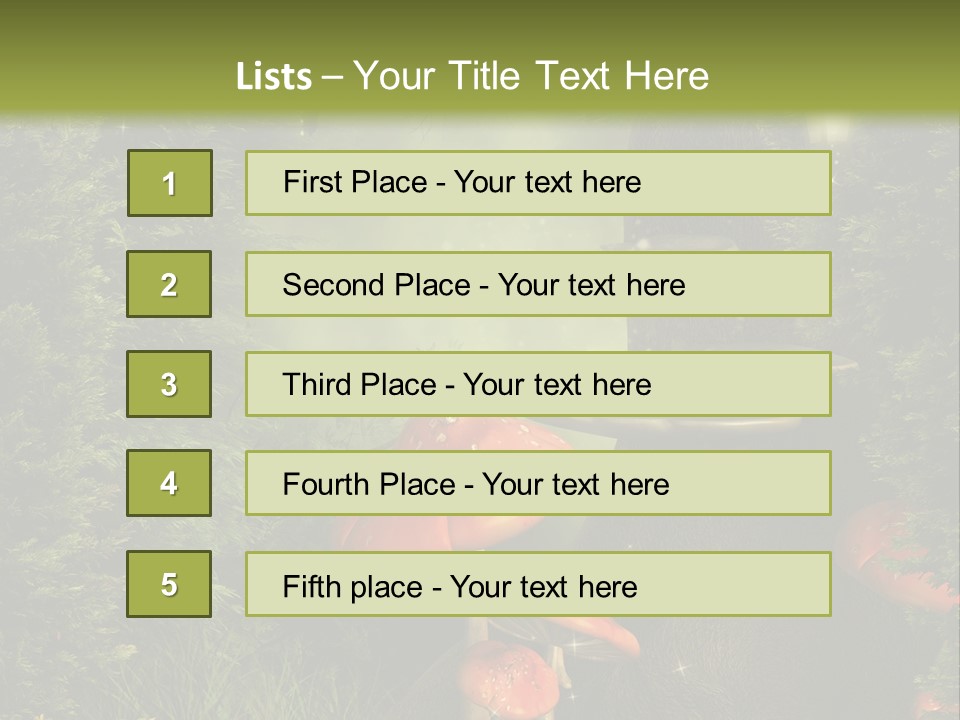Ciemny Ilustracja Lato PowerPoint Template