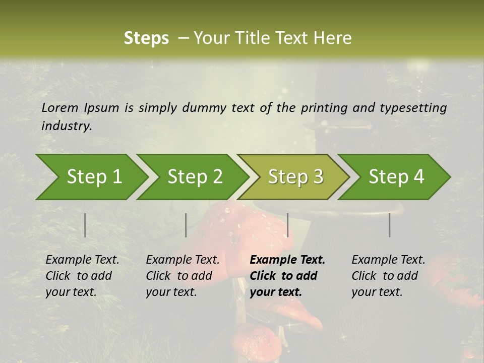 Ciemny Ilustracja Lato PowerPoint Template