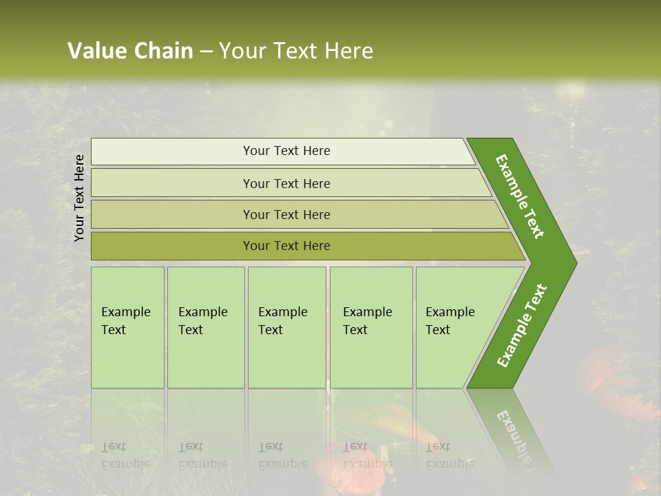 Ciemny Ilustracja Lato PowerPoint Template