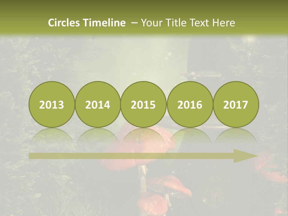 Ciemny Ilustracja Lato PowerPoint Template