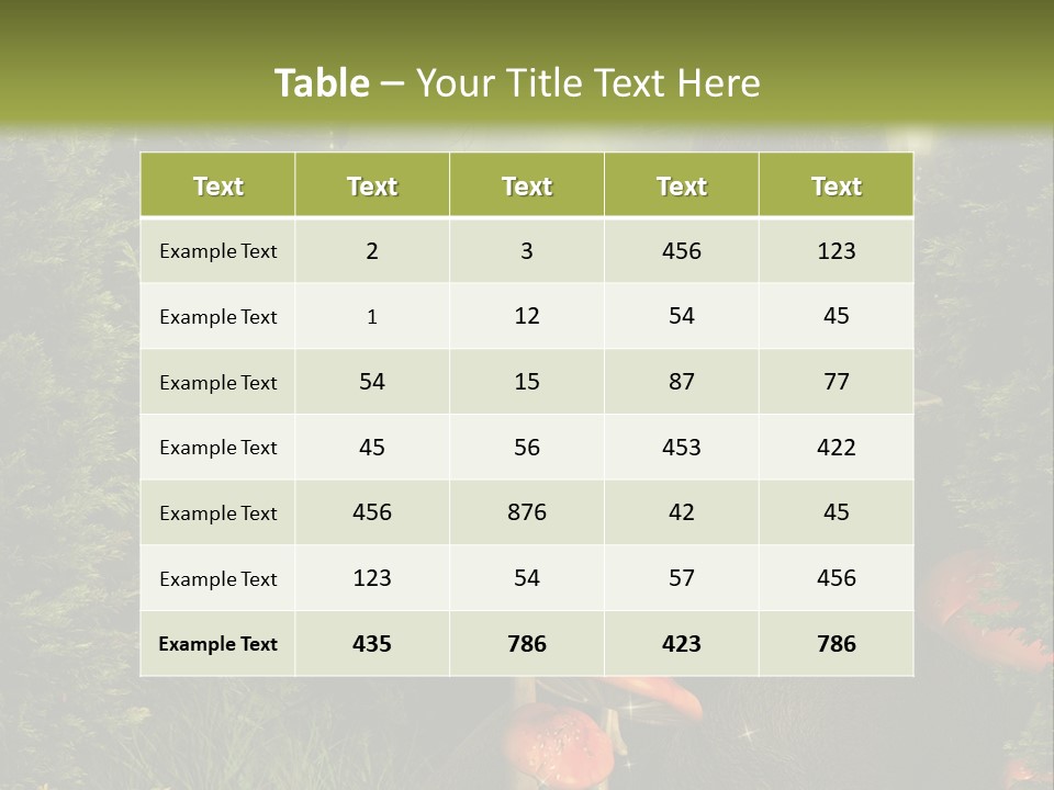 Ciemny Ilustracja Lato PowerPoint Template