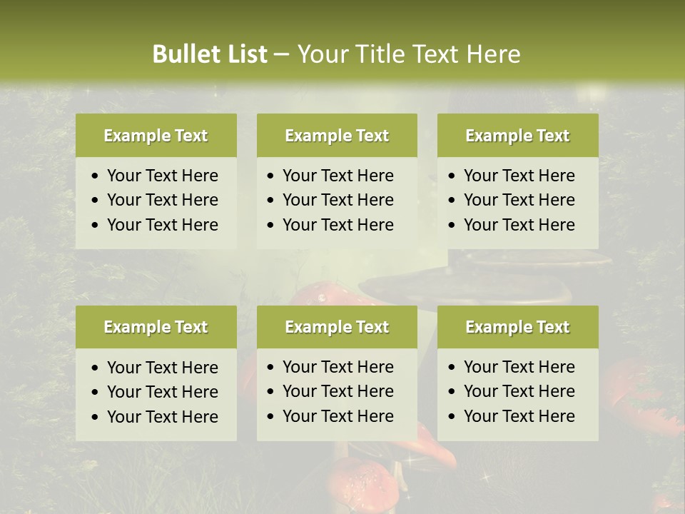 Ciemny Ilustracja Lato PowerPoint Template