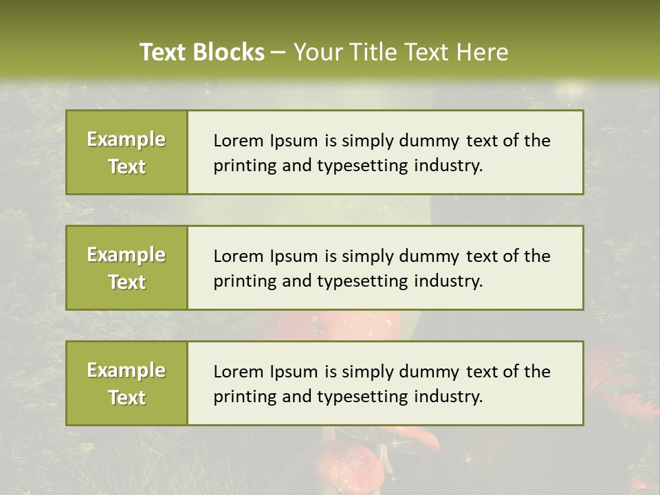 Ciemny Ilustracja Lato PowerPoint Template