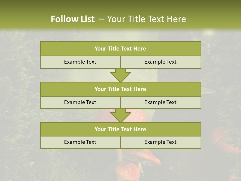 Ciemny Ilustracja Lato PowerPoint Template