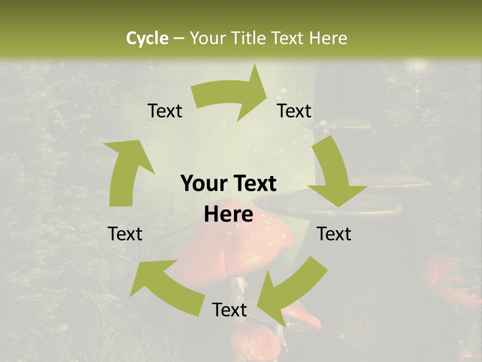 Ciemny Ilustracja Lato PowerPoint Template