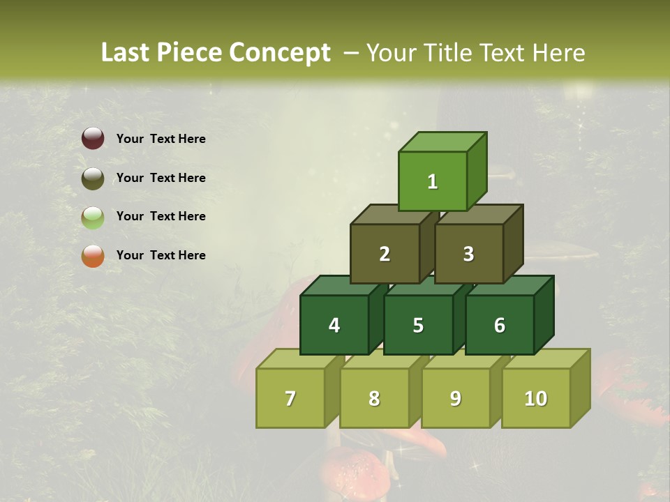 Ciemny Ilustracja Lato PowerPoint Template