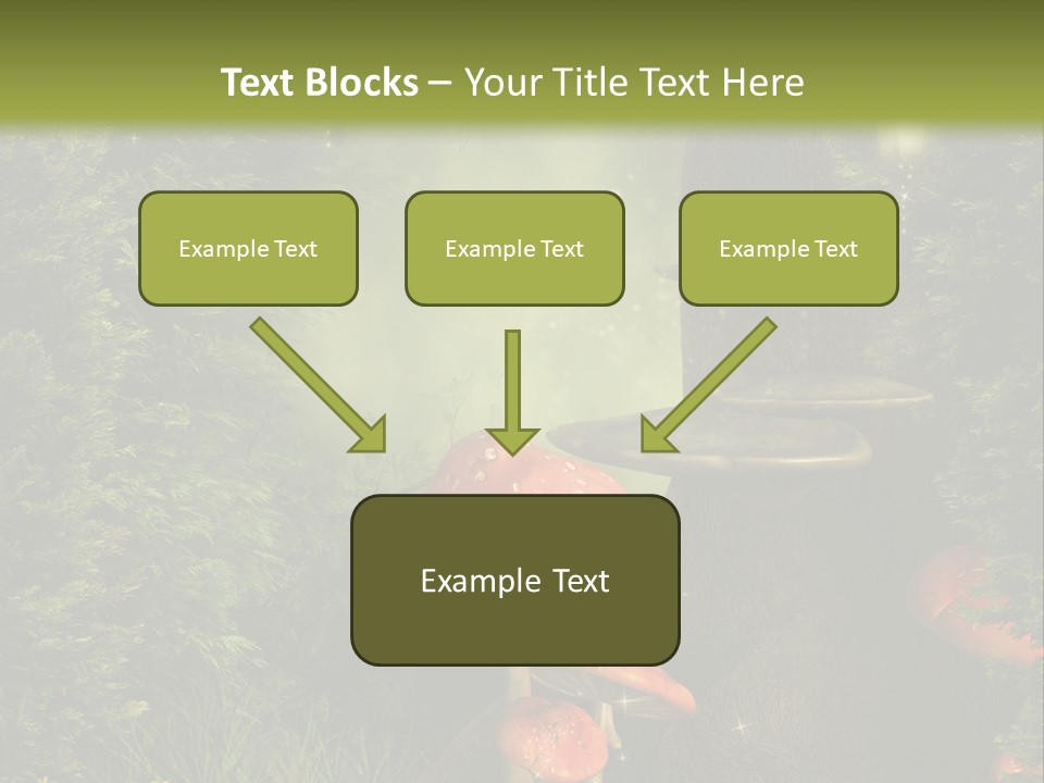 Ciemny Ilustracja Lato PowerPoint Template