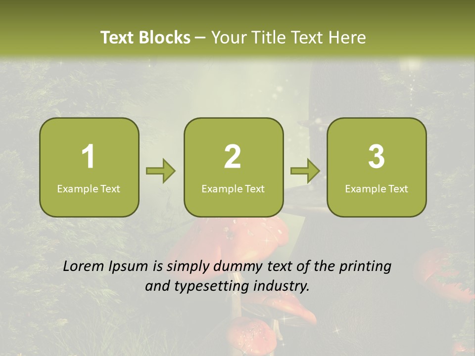 Ciemny Ilustracja Lato PowerPoint Template