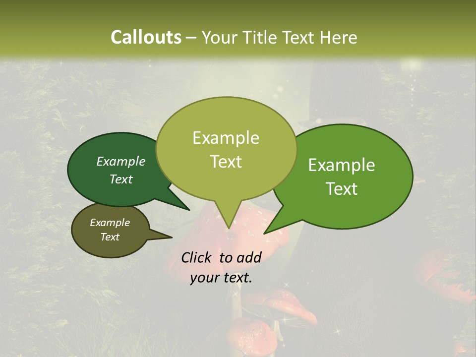 Ciemny Ilustracja Lato PowerPoint Template