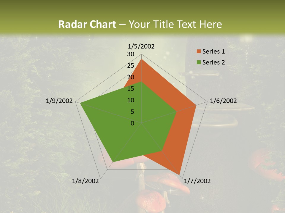 Ciemny Ilustracja Lato PowerPoint Template