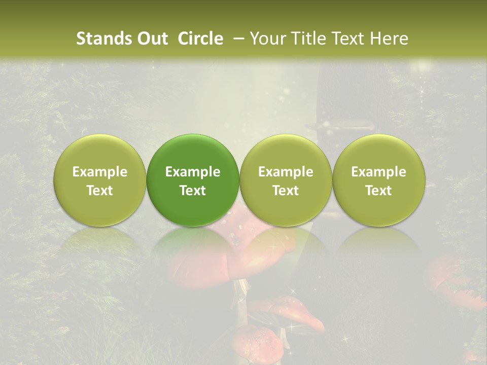 Ciemny Ilustracja Lato PowerPoint Template