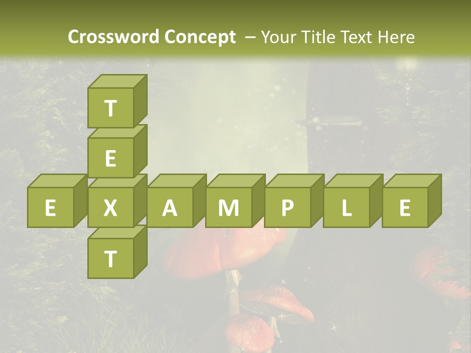 Ciemny Ilustracja Lato PowerPoint Template