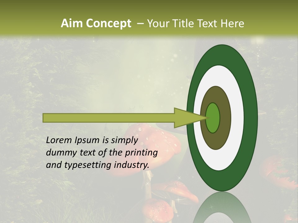 Ciemny Ilustracja Lato PowerPoint Template