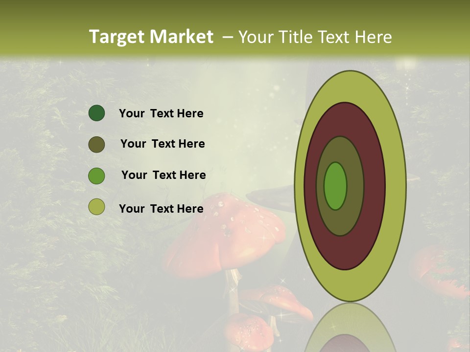 Ciemny Ilustracja Lato PowerPoint Template