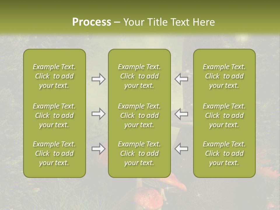 Ciemny Ilustracja Lato PowerPoint Template
