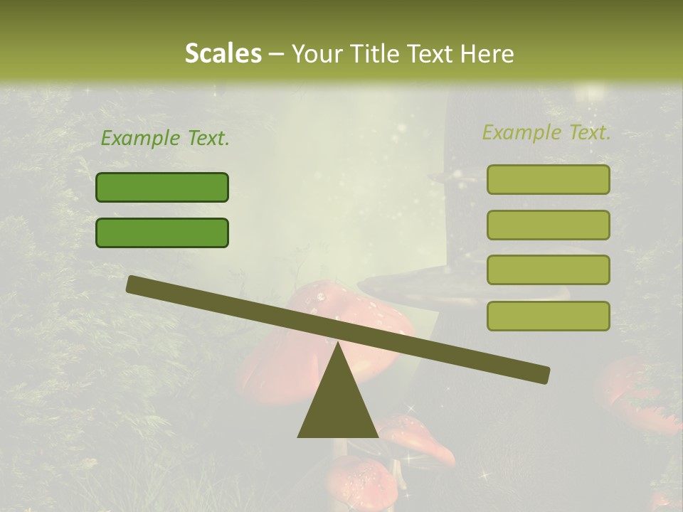 Ciemny Ilustracja Lato PowerPoint Template