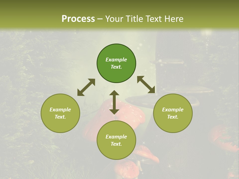 Ciemny Ilustracja Lato PowerPoint Template