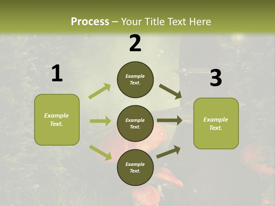 Ciemny Ilustracja Lato PowerPoint Template