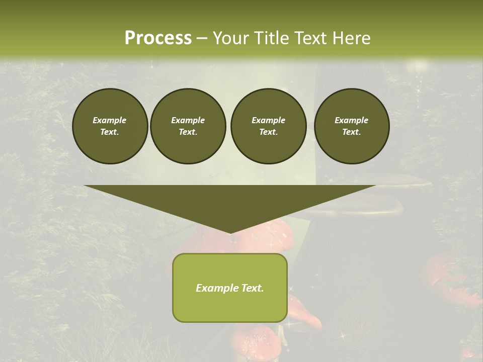 Ciemny Ilustracja Lato PowerPoint Template